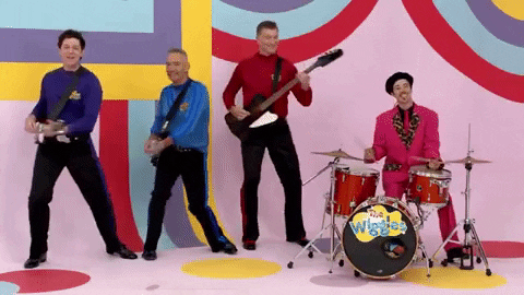 A band playing